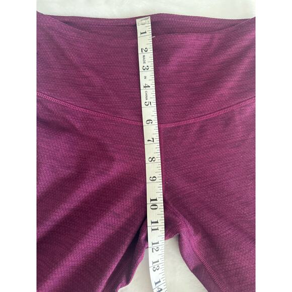 Old Navy Active Go Dry Fitted Women's Leggings Burgundy Sz M - Picture 8 of 8